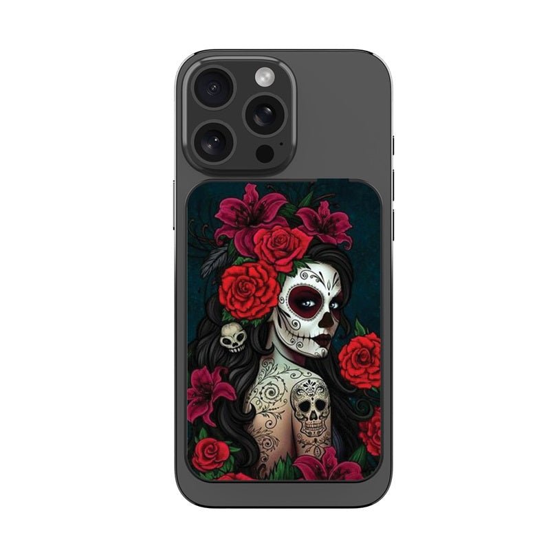 MyBat Design Lab 10000mAh Magnetic Wireless Power Bank - Black - Lady Of The Dead