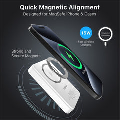 MyBat Design Lab 10000mAh Magnetic Wireless Power Bank - White - Day of the Dead