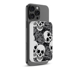 MyBat Design Lab 10000mAh Magnetic Wireless Power Bank - White - Skull Garden