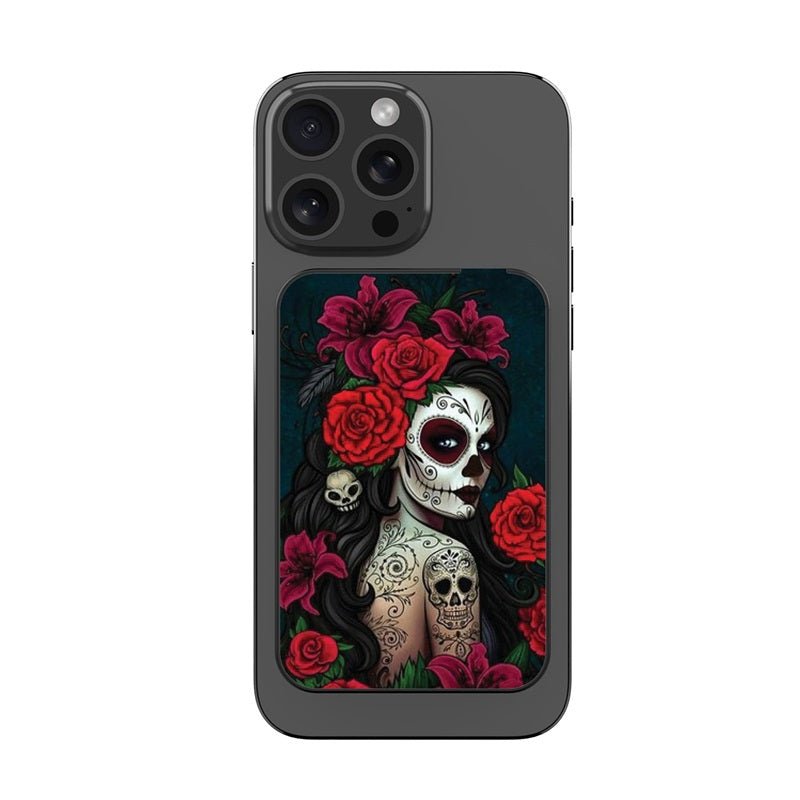 MyBat Design Lab 5000mAh Magnetic Wireless Power Bank - Black - Lady Of The Dead