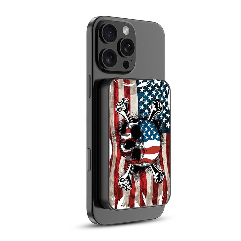 MyBat Design Lab 5000mAh Magnetic Wireless Power Bank - Black - Land of the Free