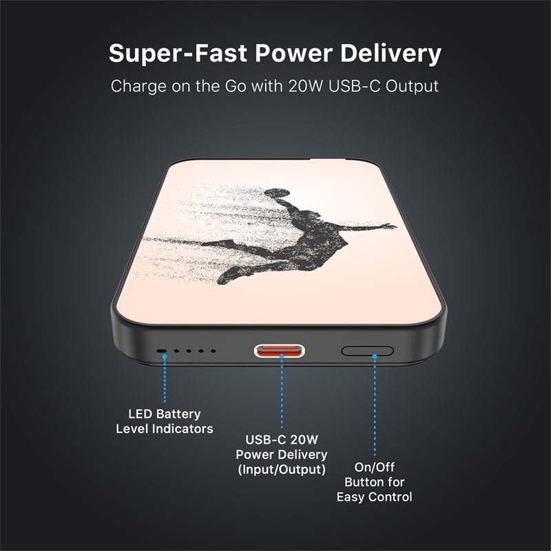 MyBat Design Lab 5000mAh Magnetic Wireless Power BankMyBat Pro