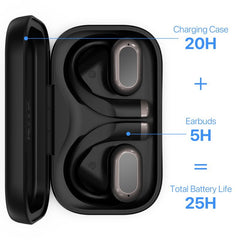 MyBat Design Lab Open - Ear Earbuds XL – White / Black RhinestoneMyBat Pro