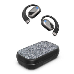 MyBat Design Lab Open - Ear Earbuds XL – White / Black RhinestoneMyBat Pro