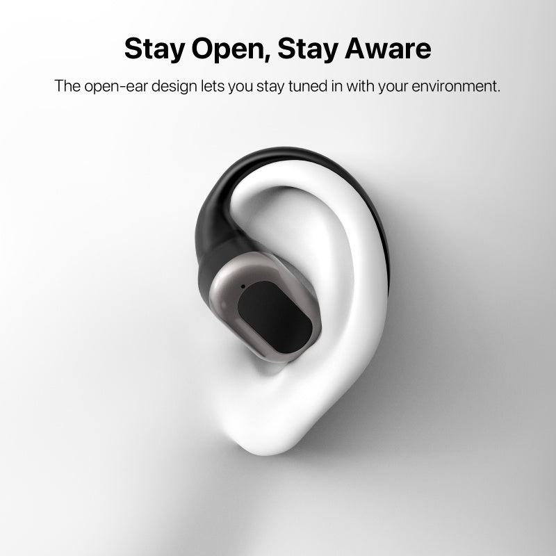 MyBat Design Lab Open - Ear Earbuds XL – White / Black RhinestoneMyBat Pro