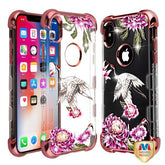 MyBat Diamante TUFF Klarity Lux Candy Skin Cover for Apple iPhone XS/XiPhone XS/X