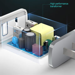 MyBat Dual USB Travel Charger Adapter(2.1A) - WhiteMyBat Pro