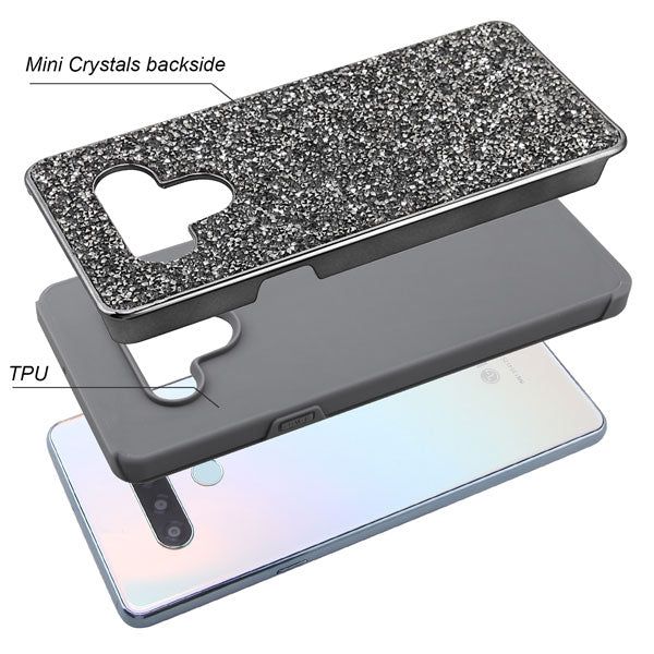 MyBat Encrusted Rhinestones Hybrid Case for Lg Stylo 6Stylo 6