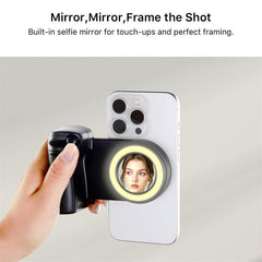 MyBat FlashBack MagSafe Ring Light + Shutter Grip - BlackMyBat Pro