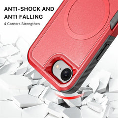 MyBat Fortress Series for Apple iPhone 16e - RedMyBat Pro