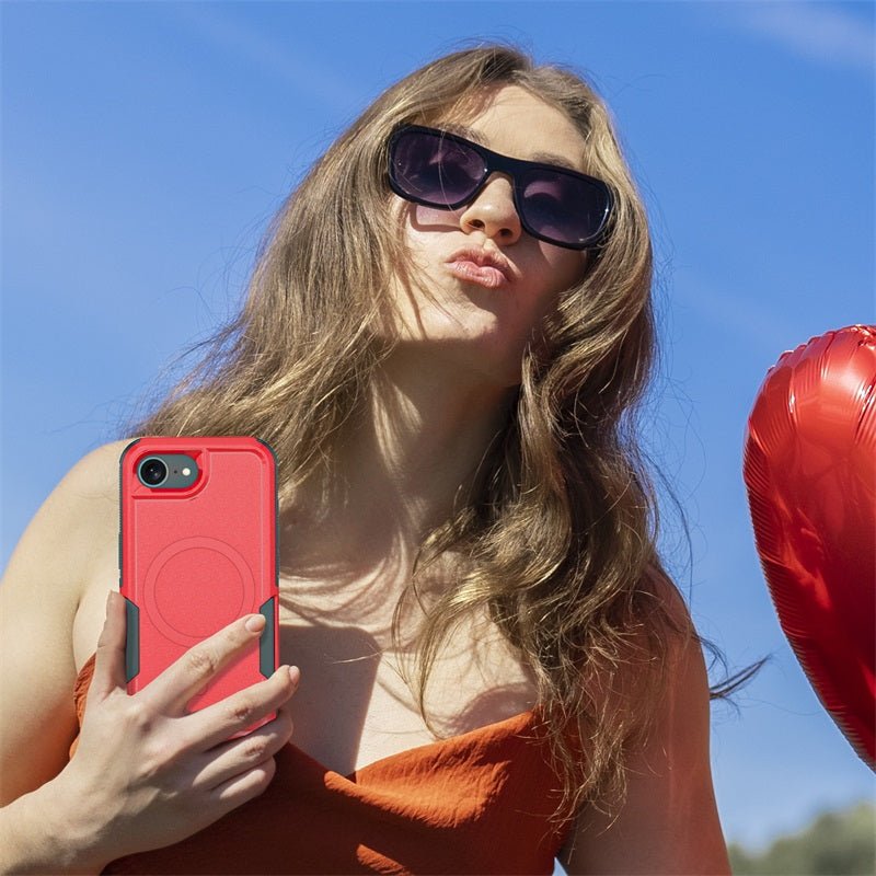 MyBat Fortress Series for Apple iPhone 16e - RedMyBat Pro