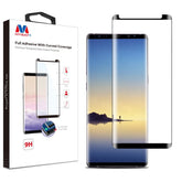 MyBat Full Adhesive with Curved Coverage Premium Tempered Glass Screen Protector for Samsung Galaxy Note 8 - BlackMyBat Pro