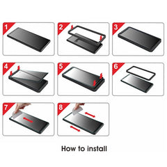 MyBat Full Adhesive with Curved Coverage Premium Tempered Glass Screen Protector for Samsung Galaxy Note 8 - BlackMyBat Pro