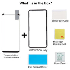 MyBat Full Adhesive with Curved Coverage Premium Tempered Glass Screen Protector for Samsung Galaxy S8 - BlackMyBat Pro