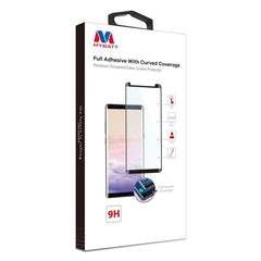 MyBat Full Adhesive with Curved Coverage Premium Tempered Glass Screen Protector for Samsung Galaxy S8 - BlackMyBat Pro