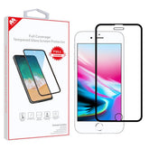 MyBat Full Coverage Tempered Glass Screen Protector for Apple iPhone 8/7/iPhone SE (2022) / SE (2020) - BlackMyBat Pro