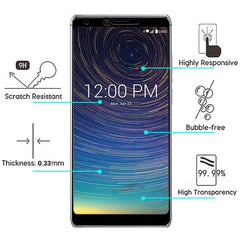 MyBat Full Coverage Tempered Glass Screen Protector for Coolpad 3705A (Legacy) - BlackMyBat Pro