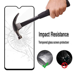 MyBat Full Coverage Tempered Glass Screen Protector for Samsung Galaxy A50 / Galaxy A20 - BlackMyBat Pro