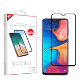 MyBat Full Coverage Tempered Glass Screen Protector for Samsung Galaxy A50 / Galaxy A20 - BlackMyBat Pro