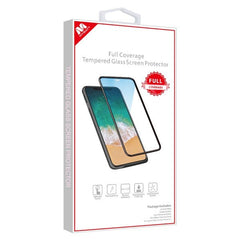 MyBat Full Coverage Tempered Glass Screen Protector for Samsung Galaxy A50 / Galaxy A20 - BlackMyBat Pro