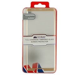 MyBat Full Coverage Tempered Glass Screen Protector for Samsung Galaxy Note 8 - GoldMyBat Pro