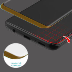 MyBat Full Coverage Tempered Glass Screen Protector for Samsung Galaxy S9 - GoldMyBat Pro
