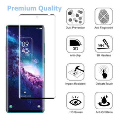 MyBat Full Coverage Tempered Glass Screen Protector forTCL 20 Pro 5G - BlackMyBat Pro