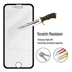 MyBat Full - screen Coverage Frosted Tempered Glass Screen Protector for Apple iPhone 8 Plus/7 Plus / 6s Plus/6 Plus - BlackMyBat Pro