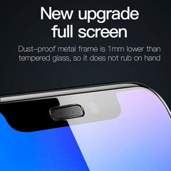 MyBat Full - screen Coverage Tempered Glass Screen Protector (Cellular Dust Prevention For Receiver) for Apple iPhone 8/7 - BlackMyBat Pro