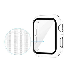 MyBat Fusion Protector Case (with Tempered Glass Screen Protector) for Apple Watch Series 4 40mm/Watch SE (2022) 40mm / Watch SE 40mm - Transparent ClearMyBat Pro