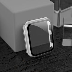 MyBat Fusion Protector Case (with Tempered Glass Screen Protector) for Apple Watch Series 4 40mm/Watch SE (2022) 40mm / Watch SE 40mm - Transparent ClearMyBat Pro