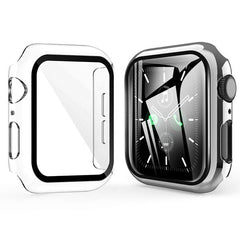 MyBat Fusion Protector Case (with Tempered Glass Screen Protector) for Apple Watch Series 4 40mm/Watch SE (2022) 40mm / Watch SE 40mm - Transparent ClearMyBat Pro