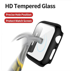 MyBat Fusion Protector Case (with Tempered Glass Screen Protector) for Apple Watch Series 4 44mm/Watch SE (2022) 44mm / Watch SE 44mm - Transparent ClearMyBat Pro