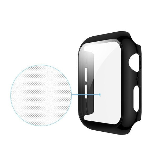 MyBat Fusion Protector Case (with Tempered Glass Screen Protector) for Apple Watch Series 4 44mm/Watch SE (2022) 44mm / Watch SE 44mm - Transparent ClearMyBat Pro