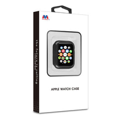 MyBat Fusion Protector Case (with Tempered Glass Screen Protector) for Apple Watch Series 4 44mm/Watch SE (2022) 44mm / Watch SE 44mm - Transparent ClearMyBat Pro