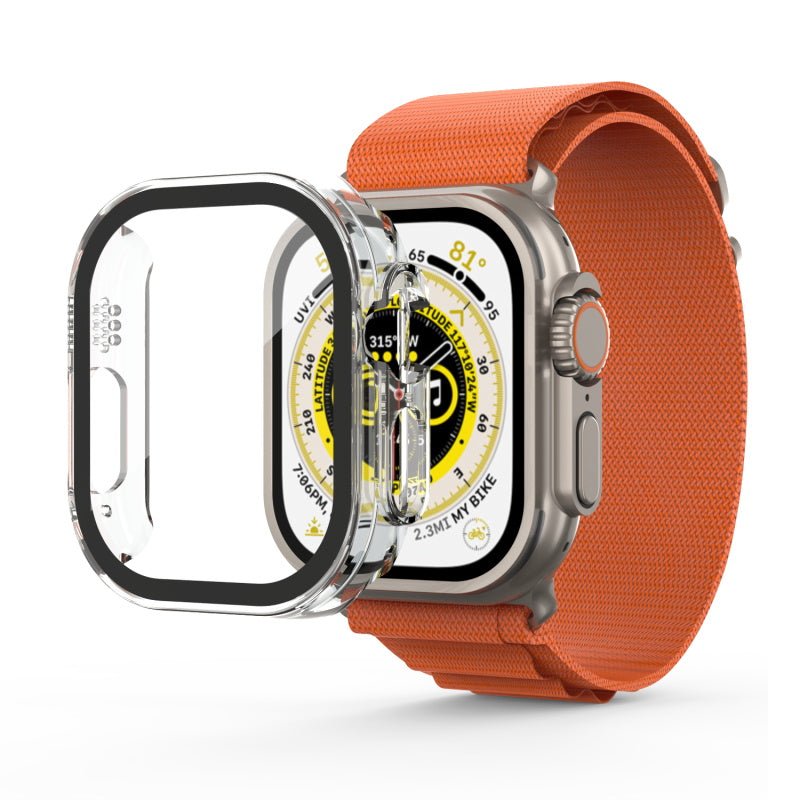 MyBat Fusion Protector Case (with Tempered Glass Screen Protector) for Apple Watch Ultra 49mm / Watch Ultra 2 49mm - BlackMyBat Pro