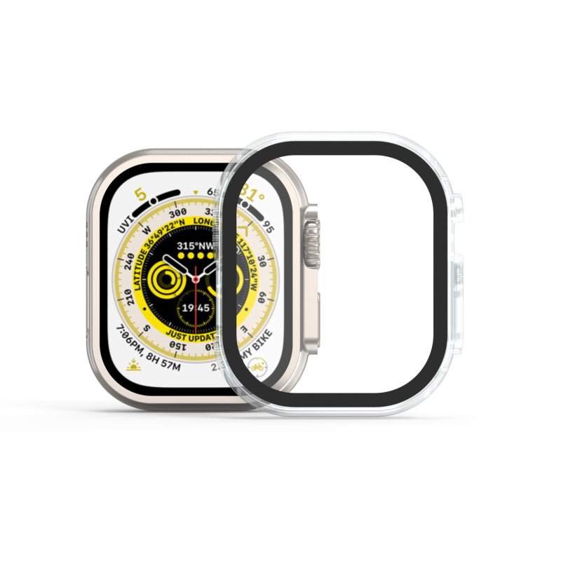 MyBat Fusion Protector Case (with Tempered Glass Screen Protector) for Apple Watch Ultra 49mm / Watch Ultra 2 49mm - BlackMyBat Pro