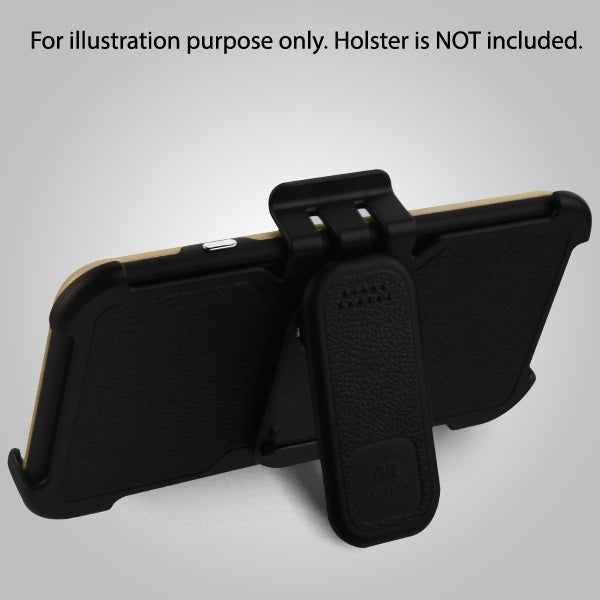 MyBat Fusion Protector Cover for Apple iPhone XS Max - Gold Dots TextuGold / Black