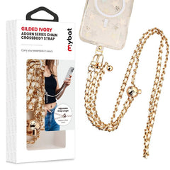 MyBat Gilded Ivory Adorn Series Adjustable Chain Crossbody Strap (L=55.1 inch)MyBat Pro