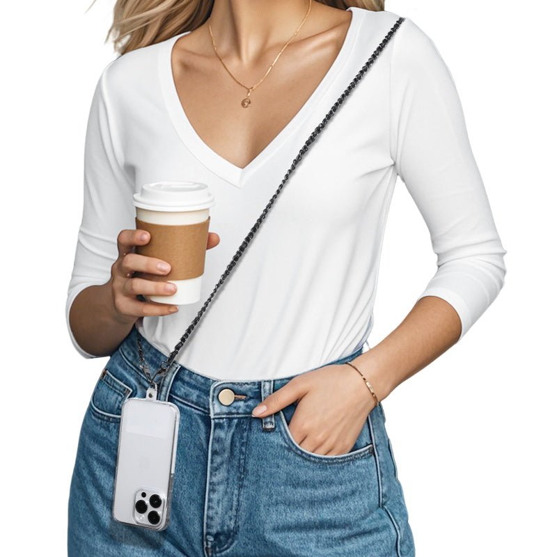 MyBat Gilded Ivory Adorn Series Adjustable Chain Crossbody Strap (L=55.1 inch)MyBat