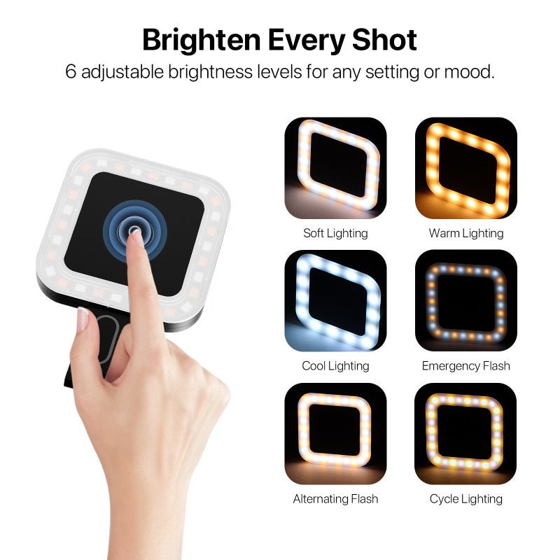 MyBat GlowOn MagSafe Selfie Ring Light - BlackMybat Pro