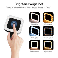 MyBat GlowOn MagSafe Selfie Ring Light - BlackMybat Pro