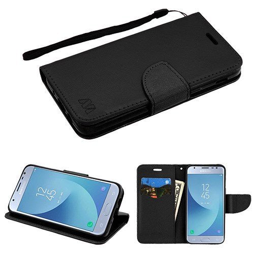 MyBat Liner MyJacket Wallet Crossgrain Series for Samsung J337 (Galaxy J3 (2018))/Galaxy J3 V/J3 3rd Gen / Galaxy J3 StarGalaxy J3
