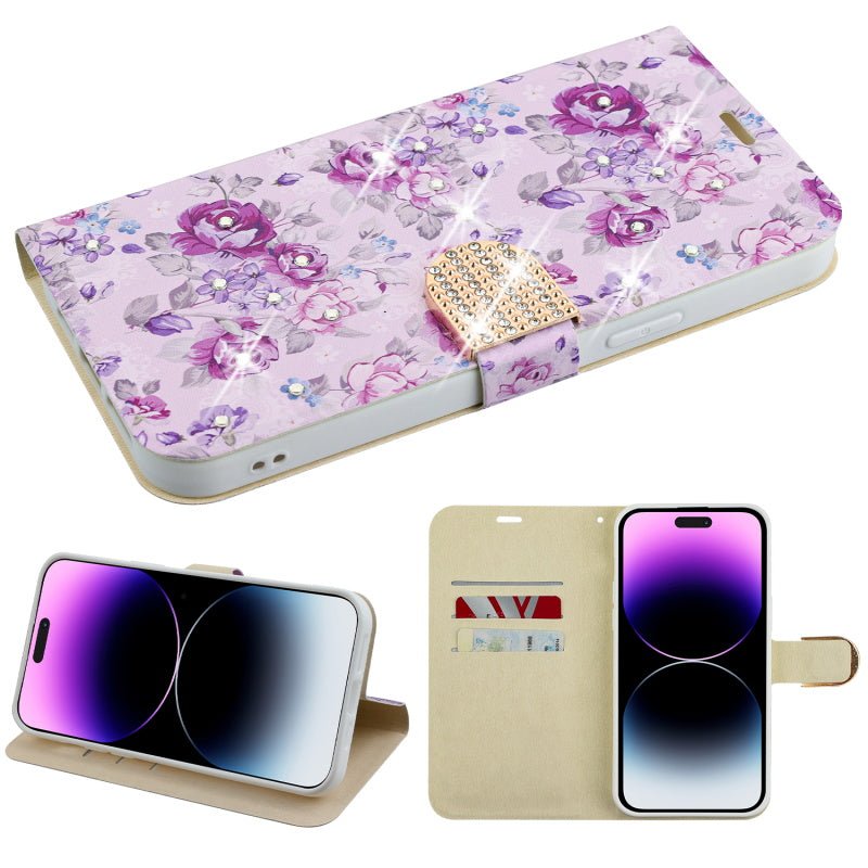 MyBat MyJacket Wallet Diamond Series for Apple iPhone 14 Pro (6.1)iPhone 14 Pro