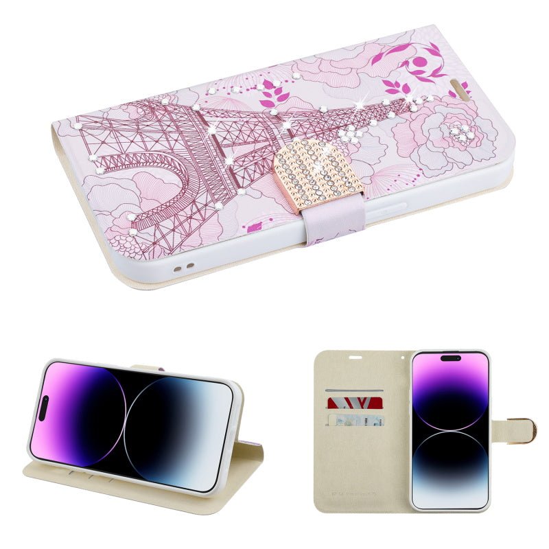 MyBat MyJacket Wallet Diamond Series for Apple iPhone 14 Pro (6.1)iPhone 14 Pro