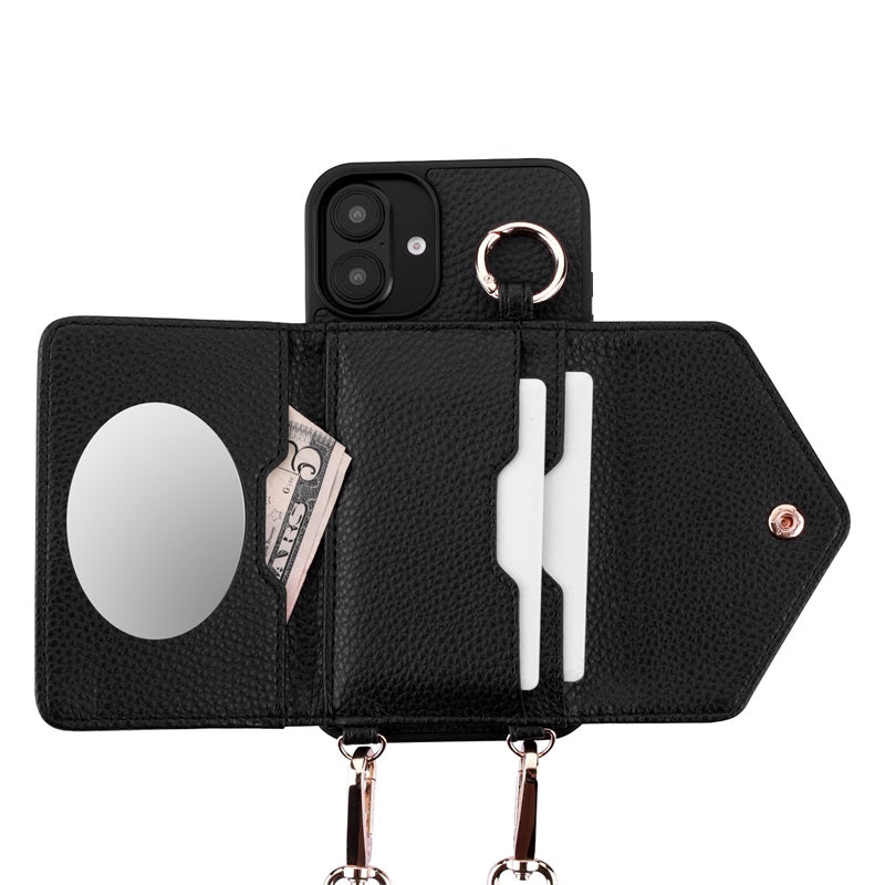 MyBat Posh Crossbody Wallet Case for Apple iPhone 16 PlusiPhone 16 Plus