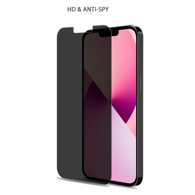 MyBat Privacy Tempered Glass Screen Protector (2.5D) for Apple iPhone 13 (6.1) / iPhone 13 Pro (6.1) / iPhone 14 (6.1)iPhone 13