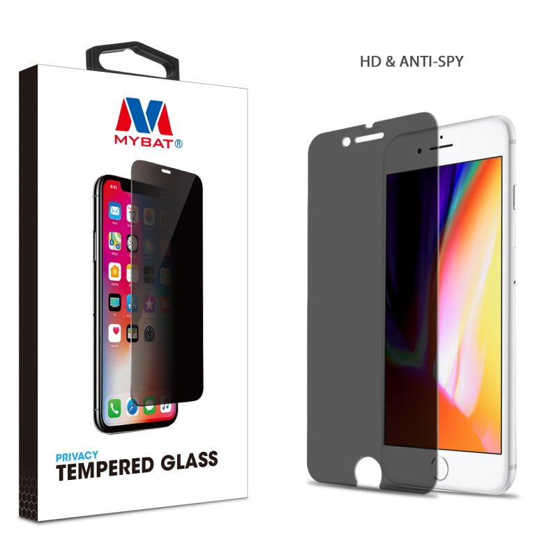 MyBat Privacy Tempered Glass Screen Protector (2.5D) for Apple iPhone 8 Plus/7 Plus - Transparent SmokeMyBat Pro