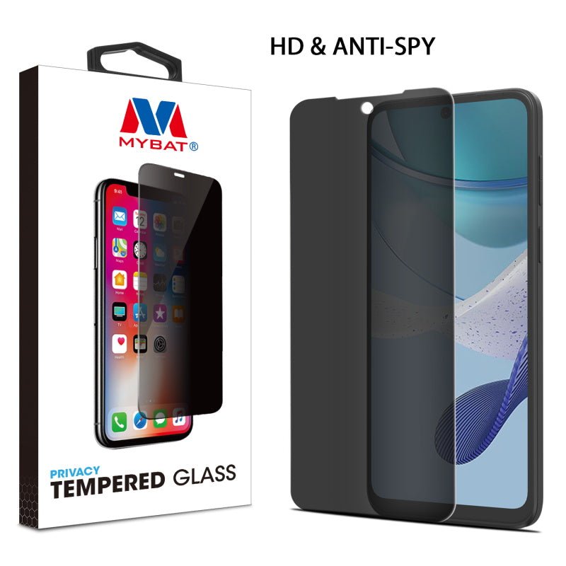MyBat Privacy Tempered Glass Screen Protector (2.5D) for Motorola Moto G 5G (2023) - ClearMyBat Pro