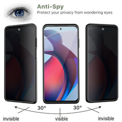 MyBat Privacy Tempered Glass Screen Protector (2.5D) for Motorola Moto G Stylus 5G (2023) / Moto G Stylus 4G (2023) - ClearMyBat Pro